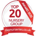 Top 20 mid-size nursery group award by Daynurseries.co.uk