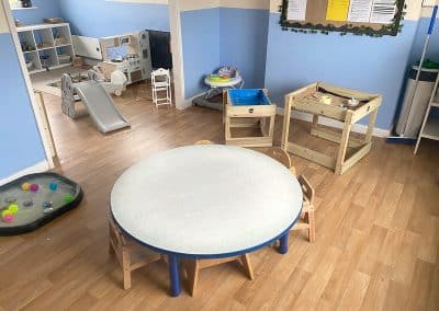Baby room equipment in Wellingborough nursery