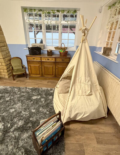 Cosy corner in Clarence House Boston